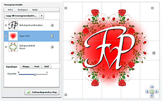 Så här ser MonogramStudio ut